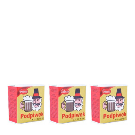 Zestaw: 3x Delecta Podpiwek kujawski w proszku 100 g