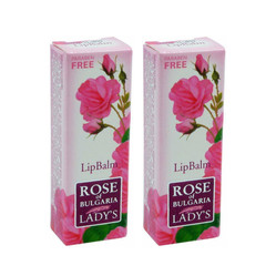 Zestaw: 2x ROSE Balsam do ust pomadka 5ml BIOFRESH