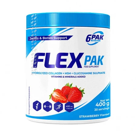 6PAK FLEX PAK 400g JAR STRAWBERRY
