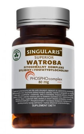 Singularis Wątroba Fitosomaliny 80mg 60 kaps. wege