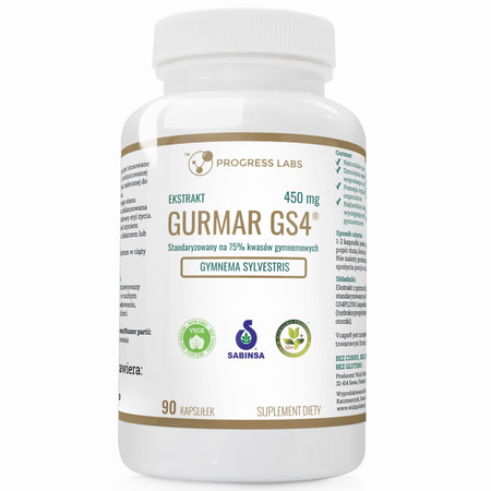 Progress Labs Gurmar Gs4 450Mg  90 Kaps.