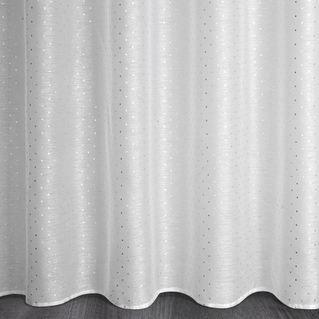 FIRANA GOTOWA SIBEL NA TAŚMIE 400 X 250 CM BIAŁY