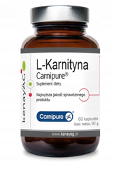 KENAY L-Karnityna Carnipure® na wsparcie aktywności fizycznej, energii i metabolizmu 60 kaps.