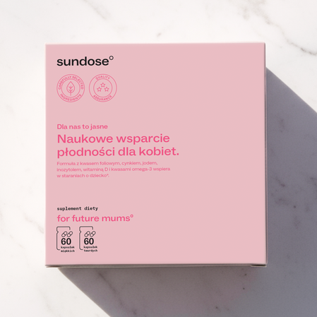 Sundose For future mums na wsparcie dla kobiet planujących ciążę 60+60 kaps.