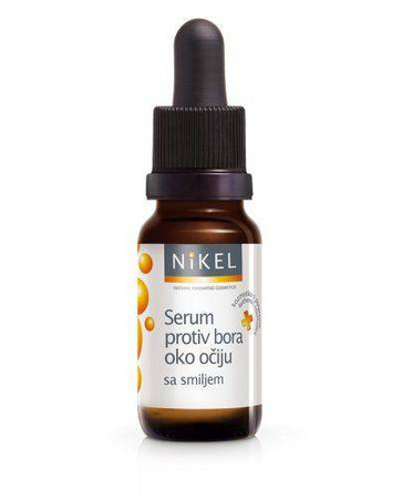 Nikel, Przeciwzmarszczkowe serum pod oczy z kwiatem Immortelle, 10 ml