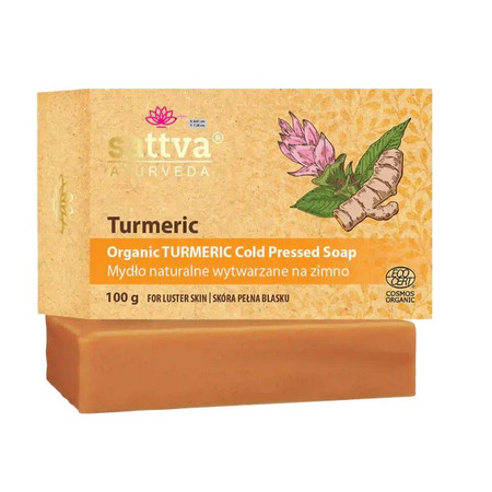 Sattva Organiczne mydło Tumeric 100g KRÓTKA DATA 2026-04-30