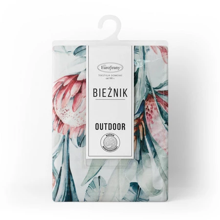 OBRUS GARDEN 40 X 180 CM BIAŁY