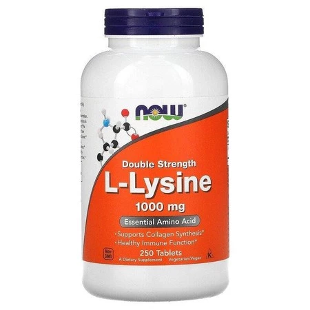 Now Foods L-Lizyna 1000 mg (250 tabl.)