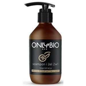 OnlyBio - Szampon i żel 2w1 MEN regeneracja - 250 ml