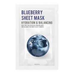 Blueberry Sheet Mask nawilżająca maseczka w płachcie z jagodami 22ml