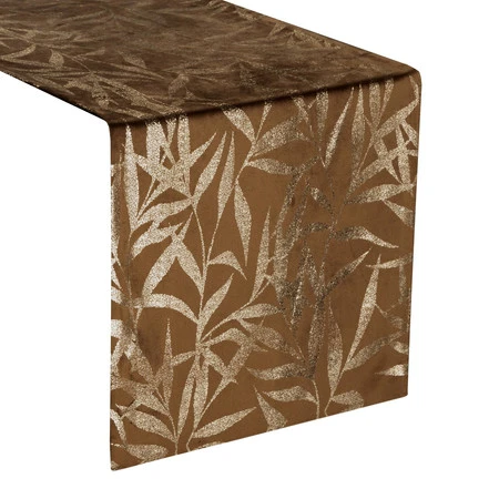 OBRUS BLINK 15 35 X 180 CM BRĄZOWY