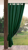 ZASŁONA GOTOWA GARDEN NA SZELKACH 155 X 200 CM CIEMNOZIELONY