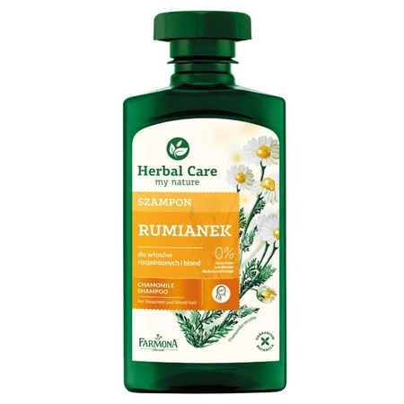 Herbal Care Rumianek szampon do włosów rozjaśnianych i blond 330ml