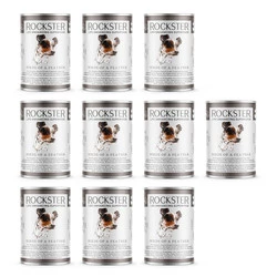 Zestaw 10x Rockster Birds of a feather - bio kurczak i indyk (400 g)