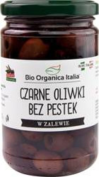 BIO ORGANICA ITALIA OLIWKI CZARNE BEZ PESTEK W ZALEWIE BIO 280 g (160 g) (SŁOIK)