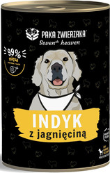 Paka Zwierzaka Seventh Heaven  Indyk i jagnięcina - karma mokra dla psa - 400g