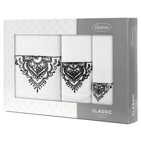 Komplet Ręczników 3 56 x 36 x 7 cm, Biały