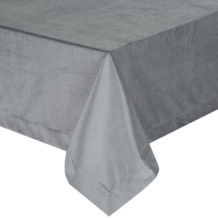 OBRUS MELINDA 140 X 180 CM STALOWY