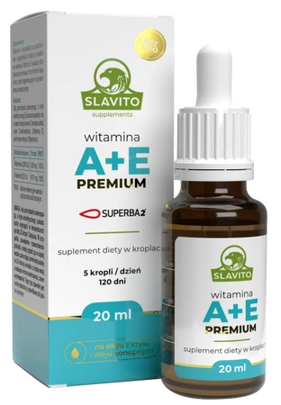 Slavito Witamina A+E w kroplach 20ml