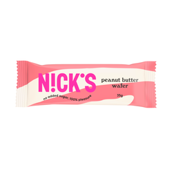 Nicks Peanut Butter Wafer wafelek bezglutenowy 35g smak krem orzechowy z polewą czekoladową