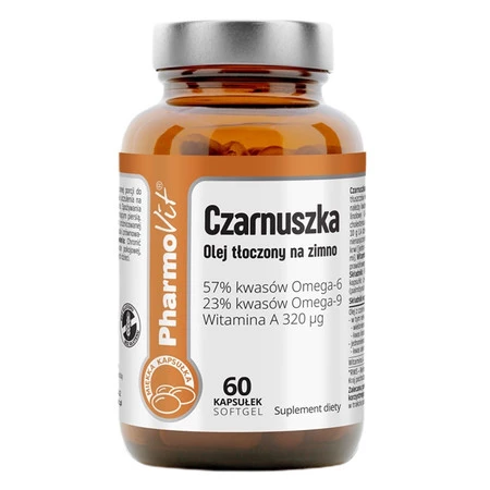 Pharmovit Czarnuszka Olej tłoczony na zimno 60 kaps.