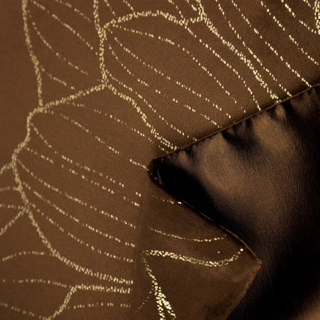 OBRUS BLINK 13 35 X 180 CM BRĄZOWY