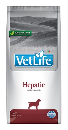 Farmina Vet Life DOG HEPATIC dietetyczna karma dla psów 12kg