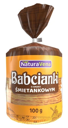 NaturAvena Wafelki bez tłuszczu i bez barwników śmietankowe 100 g