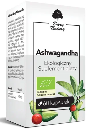 Dary Natury Ashwagandha Eko 60 Kaps.