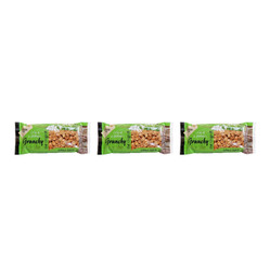 Zestaw: 3x Baton Grunchy orkiszowy z jabłkiem 65 g