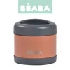 Beaba Pojemnik - termos obiadowy ze stali nierdzewnej z hermetycznym zamknięciem duży 500 ml Mineral grey/Terracotta