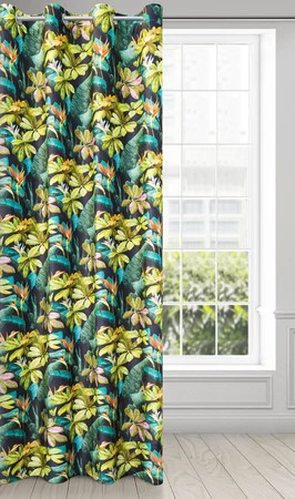 ZASŁONA GOTOWA D91 LIVY 140 X 250 CM CZARNY