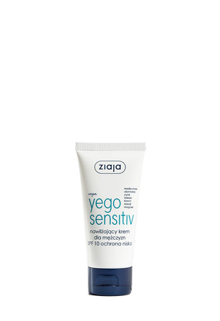 Ziaja Yego, Sensitiv, nawilżający krem dla mężczyzn SPF10 − 50 ml