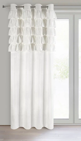 ZASŁONA GOTOWA AURA 140 X 250 CM BIAŁY