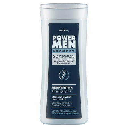Power Hair szampon do siwych włosów dla mężczyzn 200ml