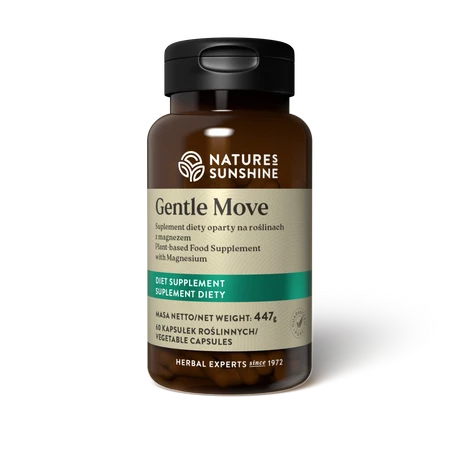 Nature's Sunshine Gentle Move na trawienie 60 kaps.