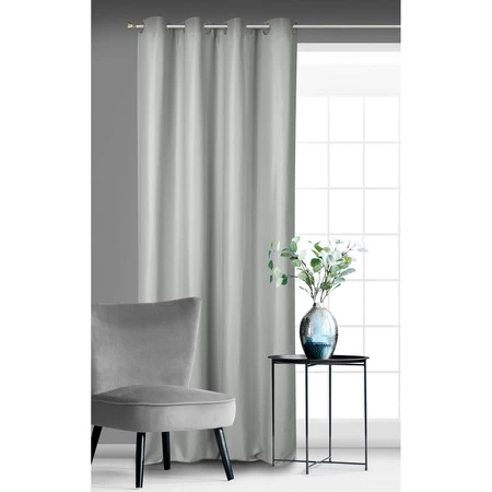 ZASŁONA GOTOWA AGGIE 140 X 250 CM CIEMNOBEŻOWY