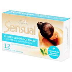 Joanna Sensual  plastry do depilacji twarzy 12szt