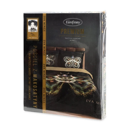 Pościel Eva 11 160 x 200 cm, Czarny