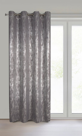 ZASŁONA GOTOWA ELISE 140 X 250 CM STALOWY