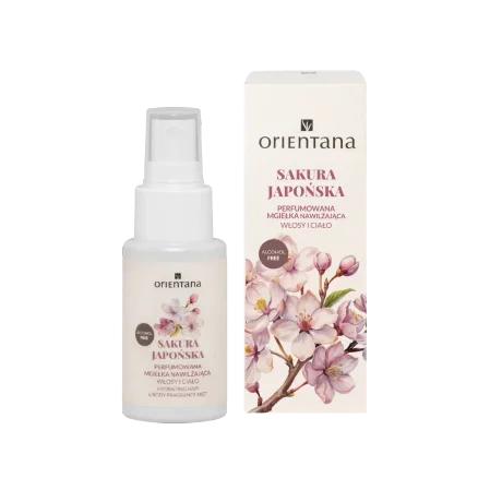 Orientana Sakura Perfumowana mgiełka nawilżająca do ciała i włosów 50ml