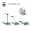 SCOOTANDRIDE Highwaykick 3S Hulajnoga z systemem sterowania 2w1 i kółkami LED składana 3+ Forest