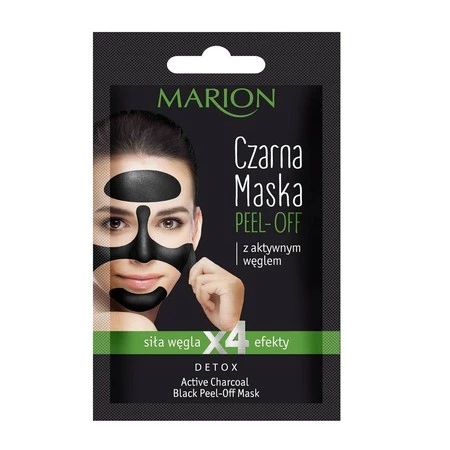 Detox Peel-Off Mask czarna maska z aktywnym węglem 6g