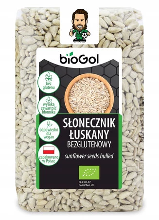 BIOGOL SŁONECZNIK ŁUSKANY BEZGLUTENOWY BIO 350 g