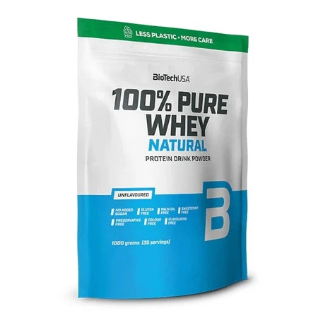 BioTech USA 100% Pure Whey odżywka białkowa 1000 g smak naturalny