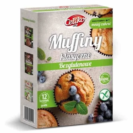 Muffiny klasyczne bez glutenu Celiko, 280g