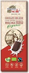 Czekolada mleczna BIO 25 g