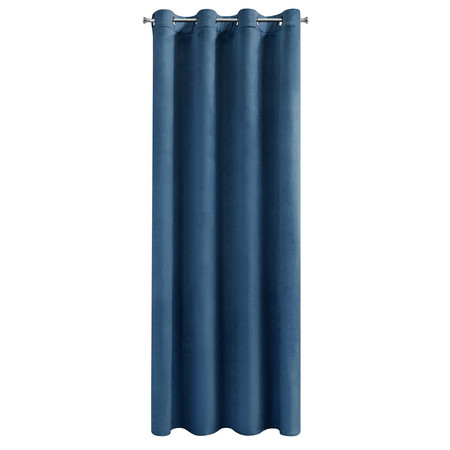 ZASŁONA GOTOWA DARLA 140 X 250 CM GRANATOWY
