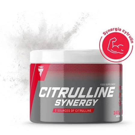 Trec CITRULLINE SYNERGY L-Cytrullina Cytrulina Przedtreningówka - 240g smak mango