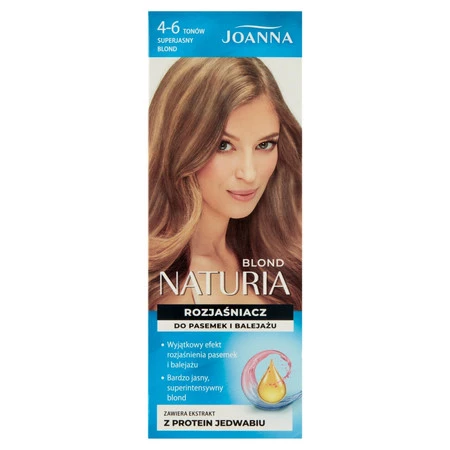 Naturia Blond rozjaśniacz do pasemek i balejażu 4-6 tonów